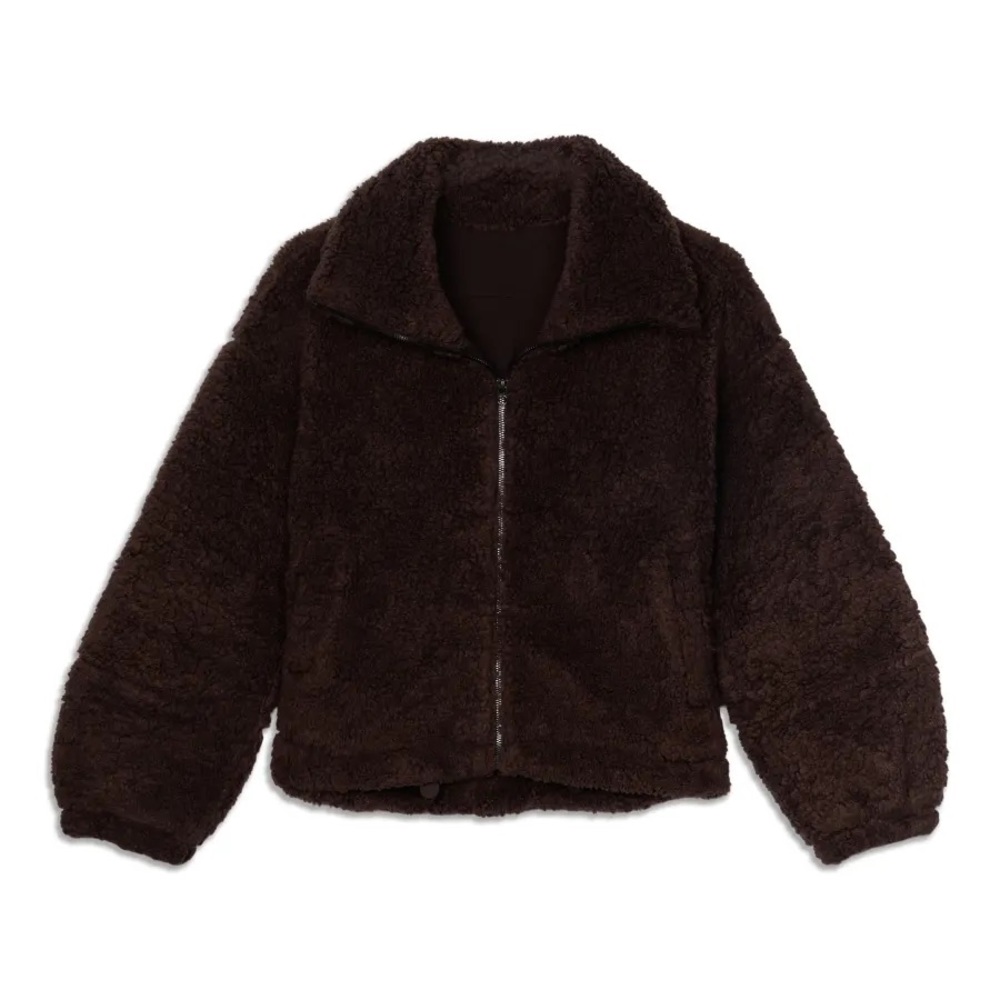 Lululemon Women’s Sherpa Jacket. Brown. Size 10.